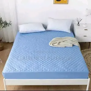 6 by 6 Sky Blue Invisible Defence Waterproof Mattress Protectors