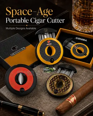 Space-Age Portable Cigars Cutter - Double-Edged Blades