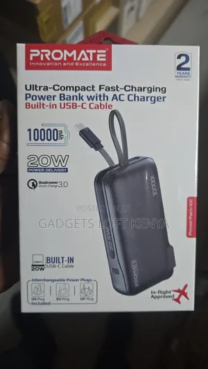 Promate PowerPack-10C Ultra Compact Fast Charging Powerbank