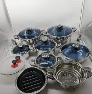 Marwa 30PCS Cookware Set With Kitchen Accessories