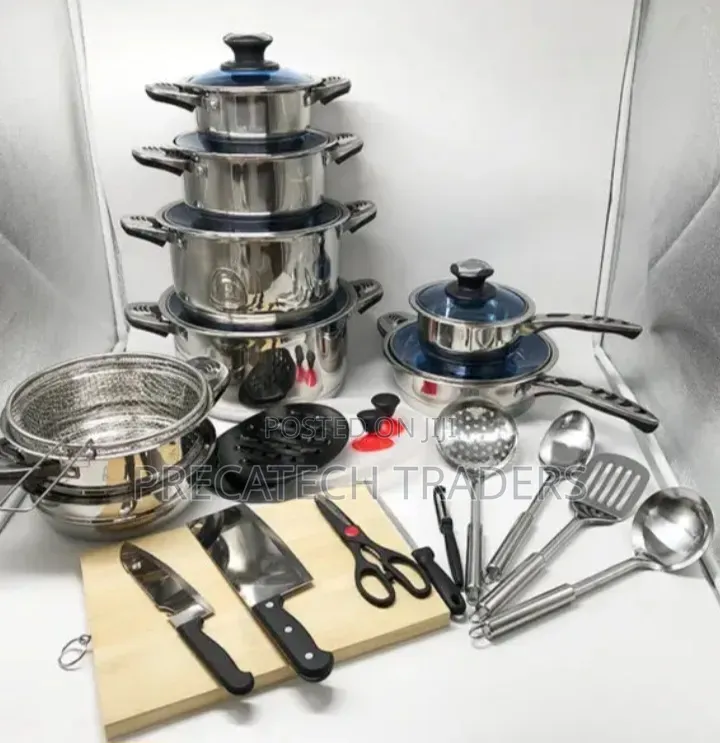 Marwa 30PCS Cookware Set With Kitchen Accessories