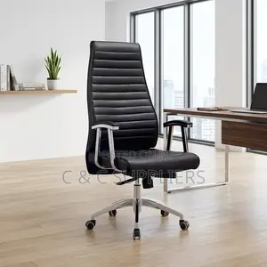 Executive Swivel Leather Staff Chair