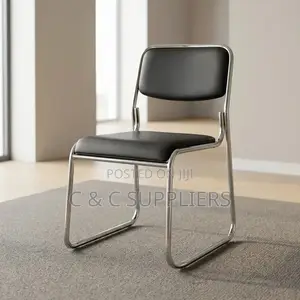 Simple Chrome Visitors Chair