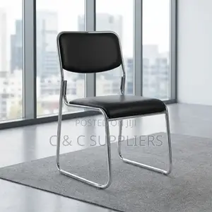 Simple Chrome Visitors Chair