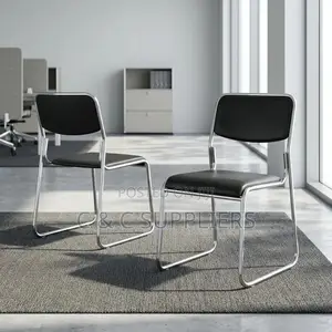 Simple Chrome Visitors Chair
