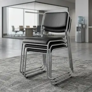 Simple Chrome Visitors Chair