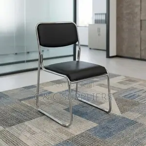 Simple Chrome Visitors Chair