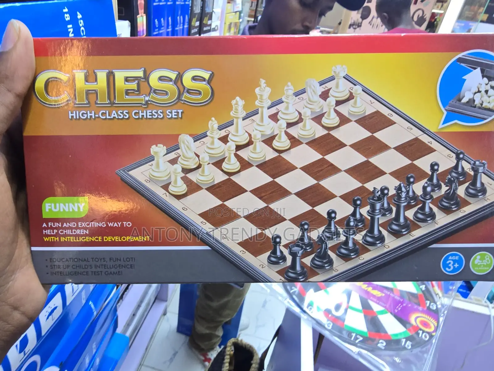 High-Class Magnetic Chess Set Foldable Board Game