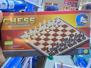 High-Class Magnetic Chess Set Foldable Board Game