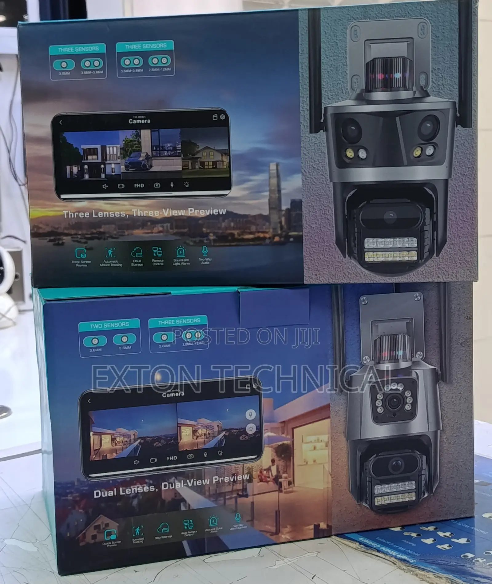 Dual Lense Wifi Outdoor Camera