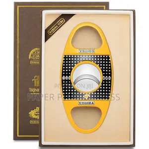 Round Double-Edged Alloy Cigars Cutter