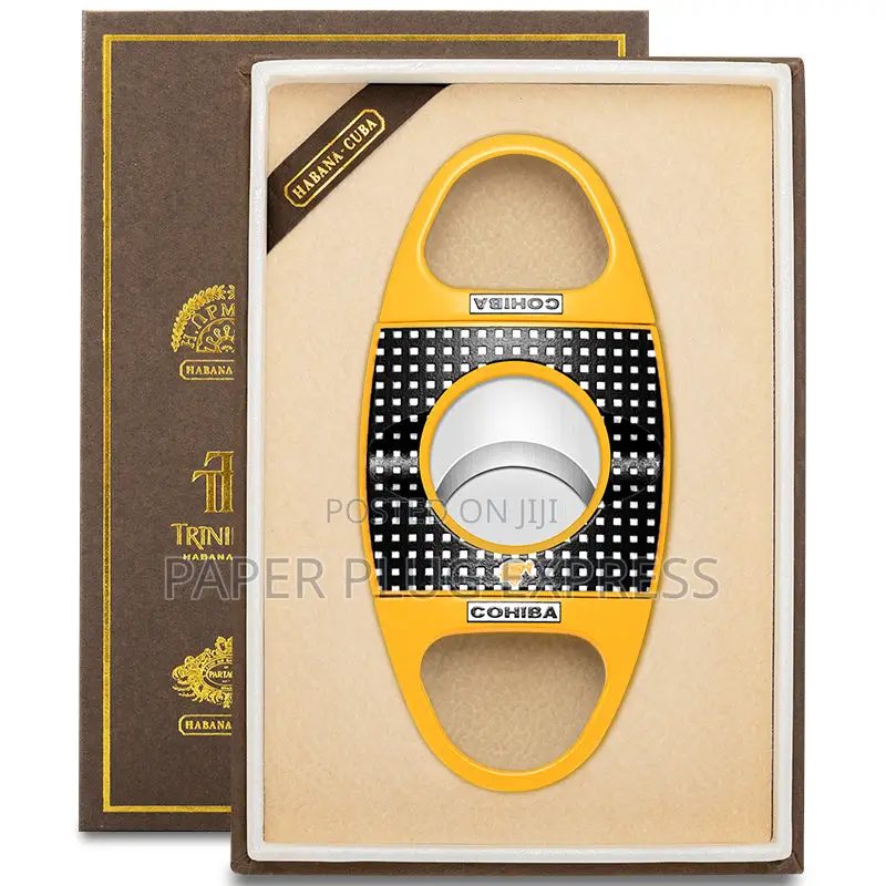 Round Double-Edged Alloy Cigars Cutter
