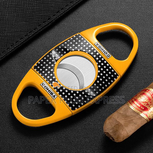 Round Double-Edged Alloy Cigars Cutter - thumbnail 4