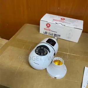 360° V380 Pro Dual Lens Wireless Bulb Camera With HD Night Vision