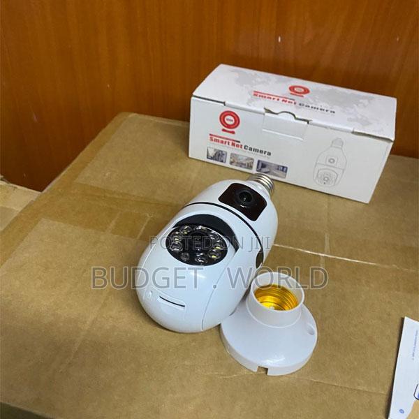 360° V380 Pro Dual Lens Wireless Bulb Camera With HD Night Vision