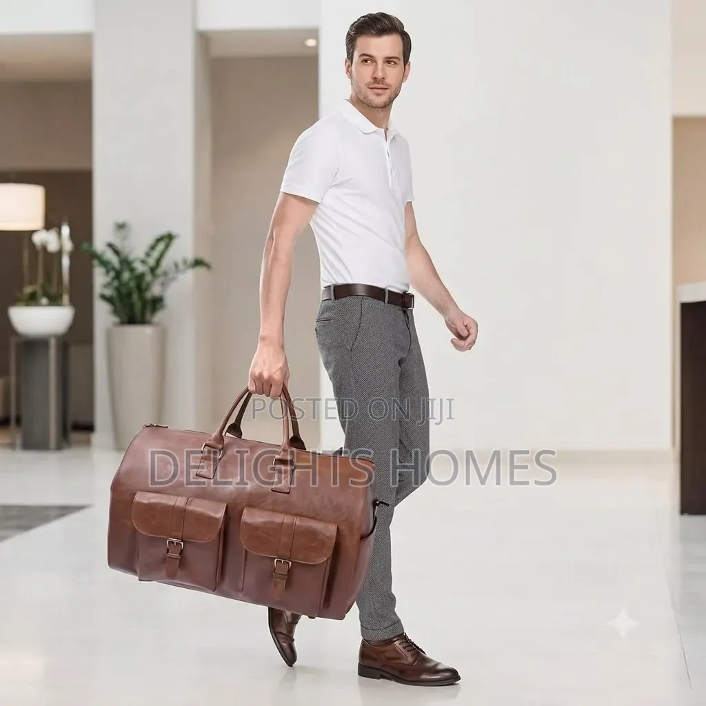 2-in-1 Convertible Garment Duffel Bag-Ge