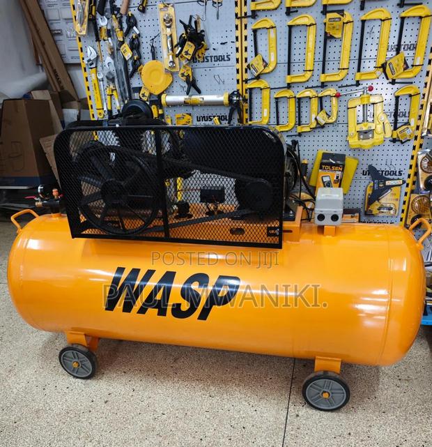 Heavy Duty WASP Industrial Air Compressor – Belt Driven - main view