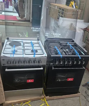 60×60 Cm 
 3 Gas + 1 Electric Turbo Fan and Cast Iron