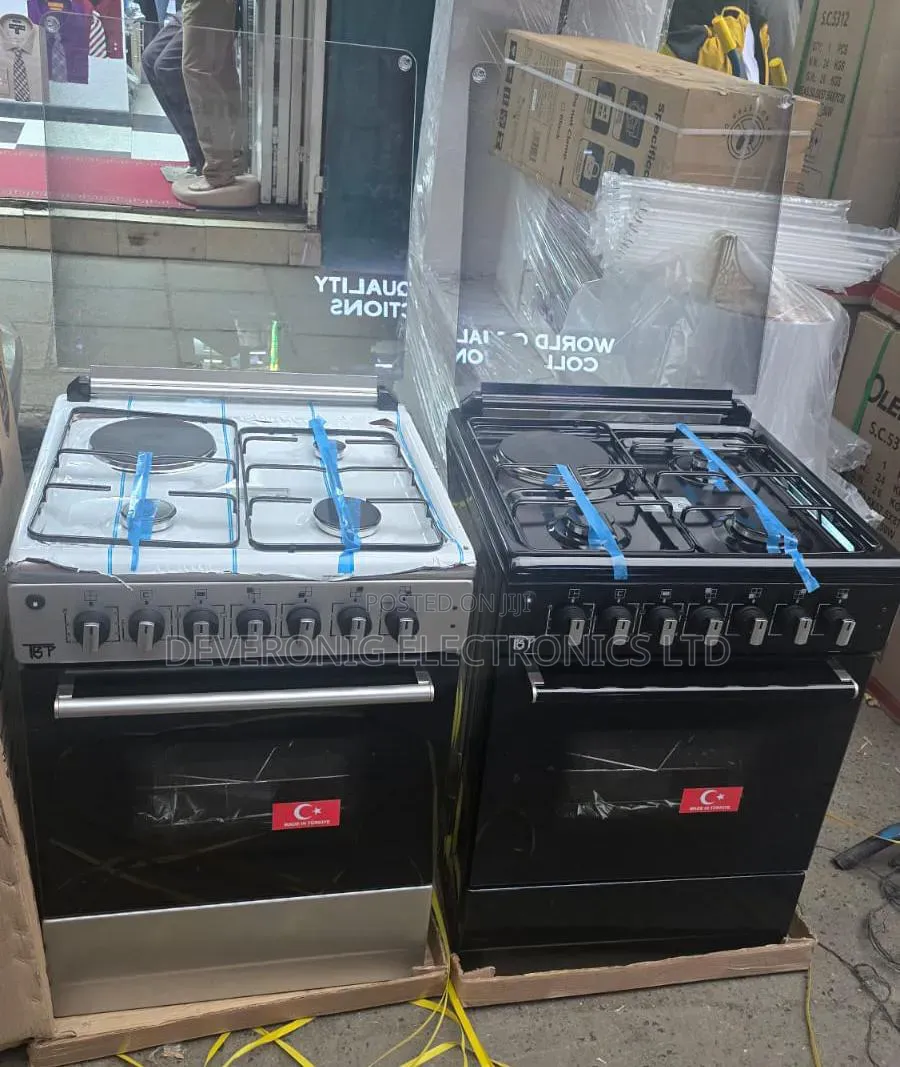 60×60 Cm 
 3 Gas + 1 Electric Turbo Fan and Cast Iron
