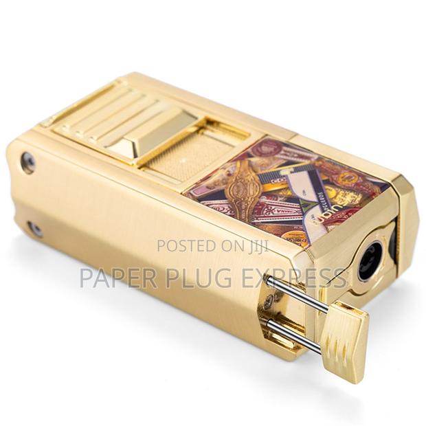 Lubinski Jet Lighter + v Shape Cigars Cutter - thumbnail 3