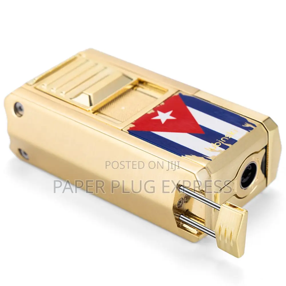 Lubinski Jet Lighter + v Shape Cigars Cutter