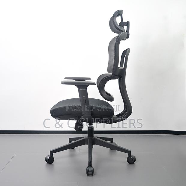 High Back Orthopedic Chair With Adjustable Arms - thumbnail 3