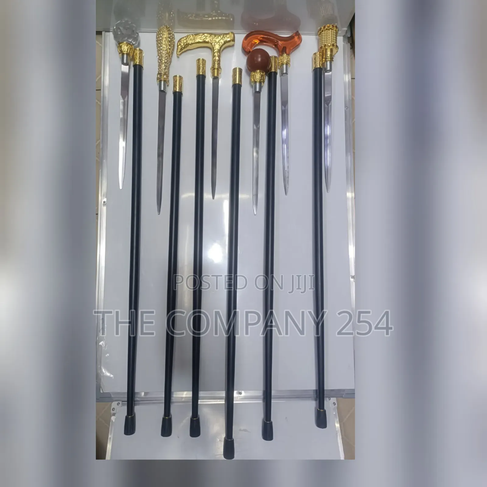 Quality Gold Silver Congolese Nigeria Walking Walking Sticks