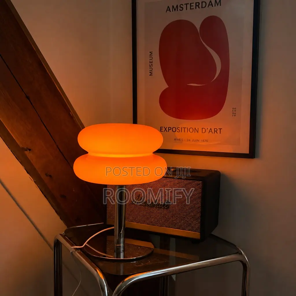 Lotus and Donut Lamp Pair - Home Decor, Lamp Shades