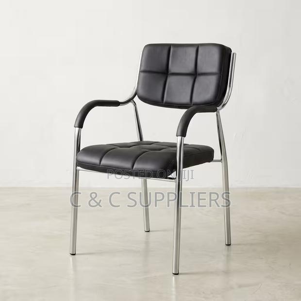 Simple Leather Padded Catalina Chair - main view