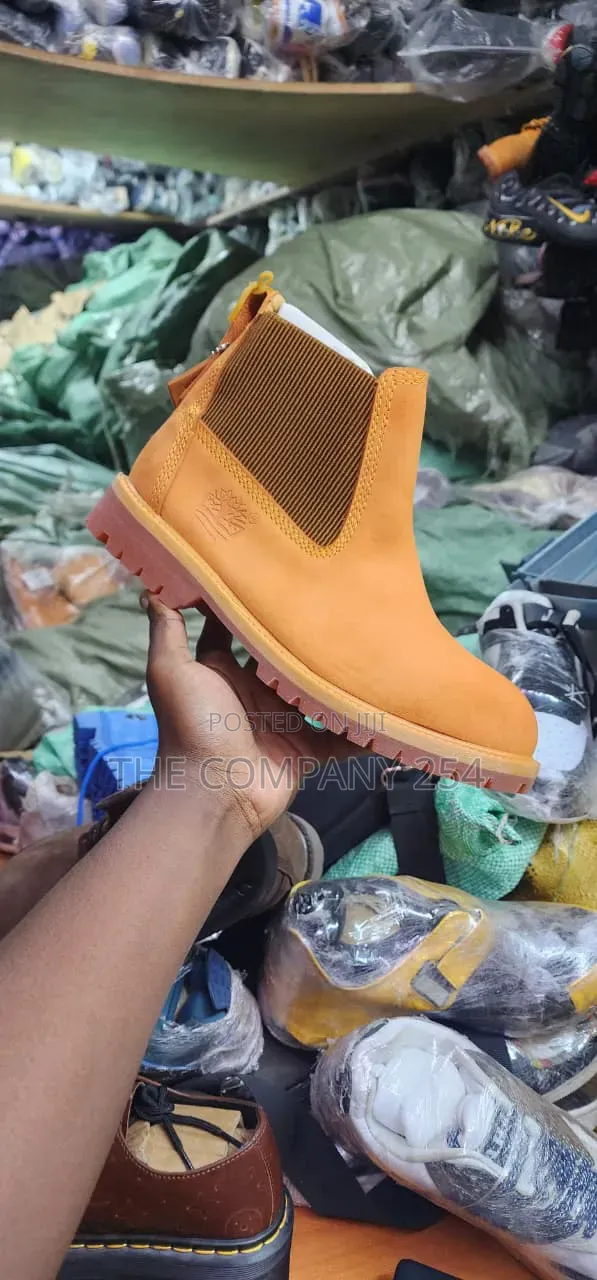 Quality Casual Leather Slip on Original Timberland Boots Shoes
