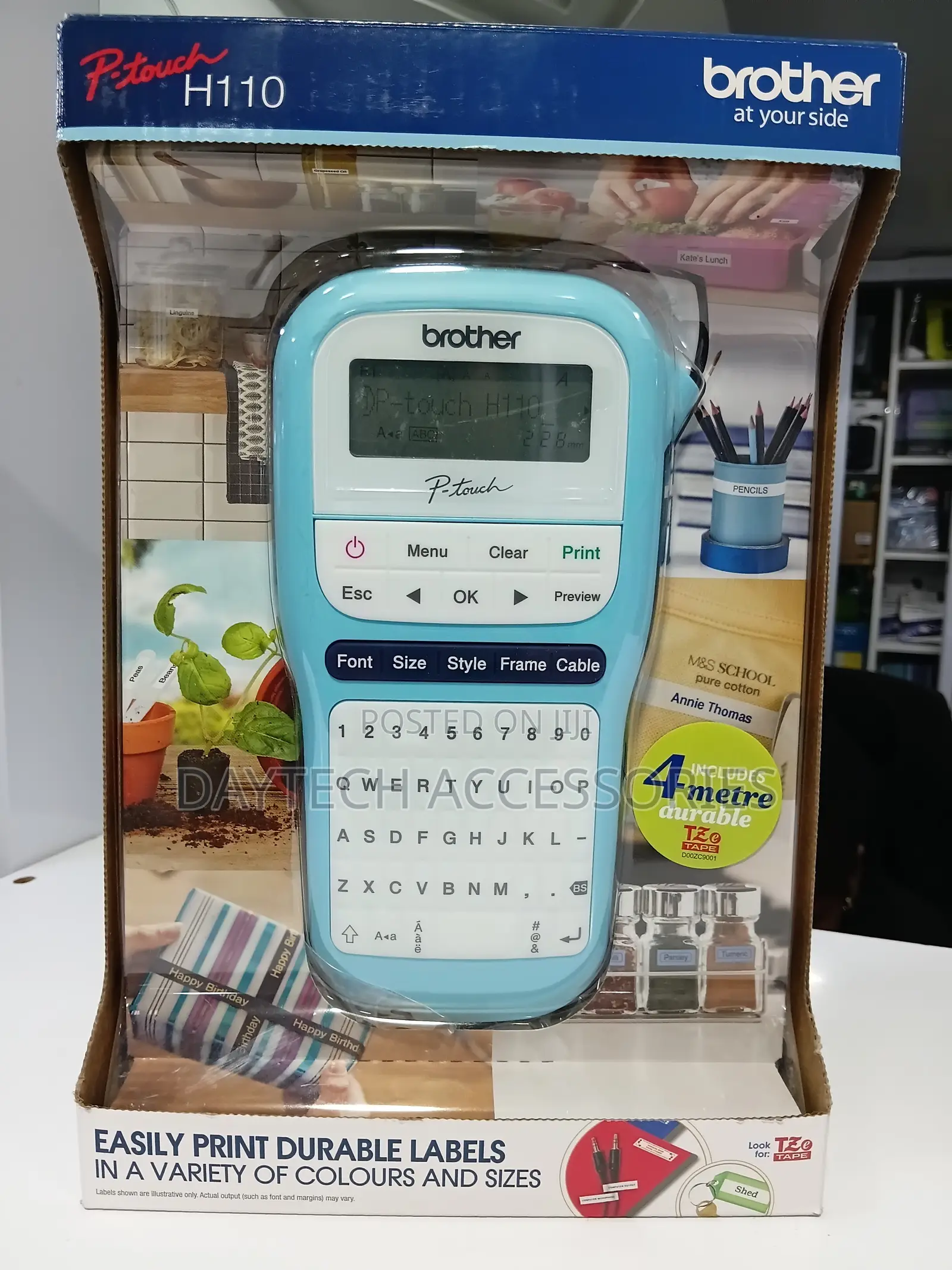 Brother PT-H110 Personal Handheld Label Printer.