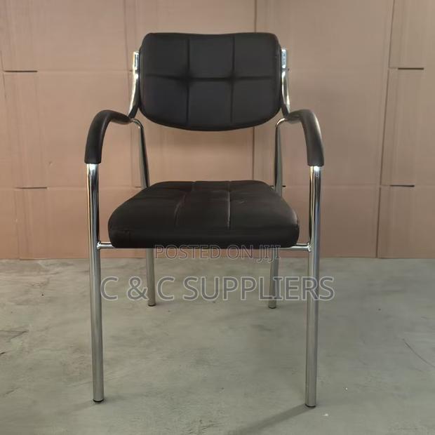 Simple Leather Padded Catalina Chair - thumbnail 3