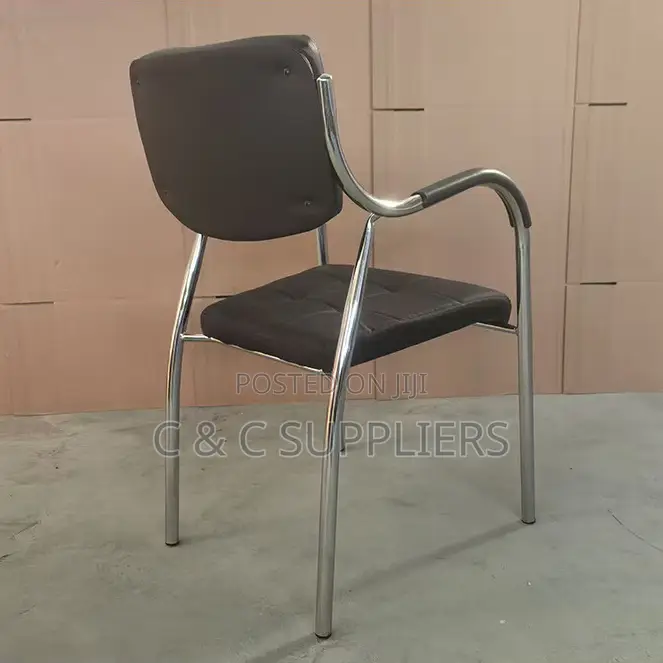 Simple Leather Padded Catalina Chair