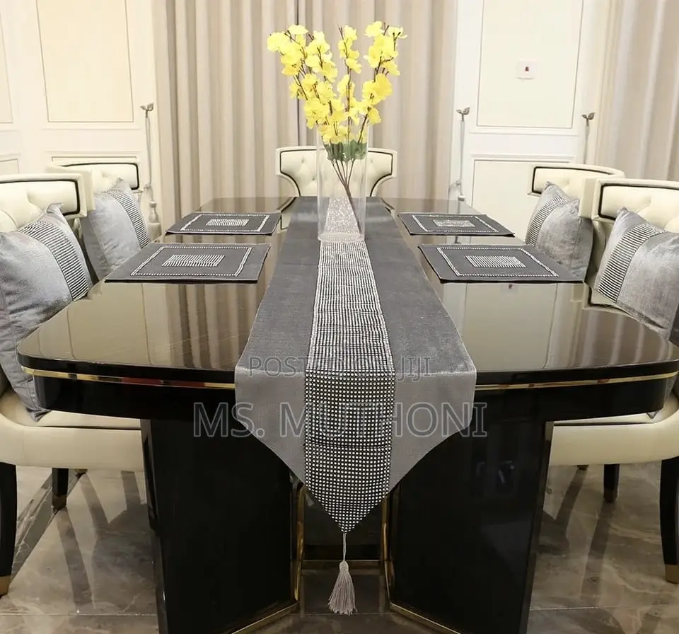 Elegant 13-Piece Luxury Rhinestone Table Set