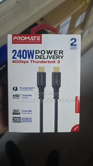 PowerBolt240-2M USB -C Cable