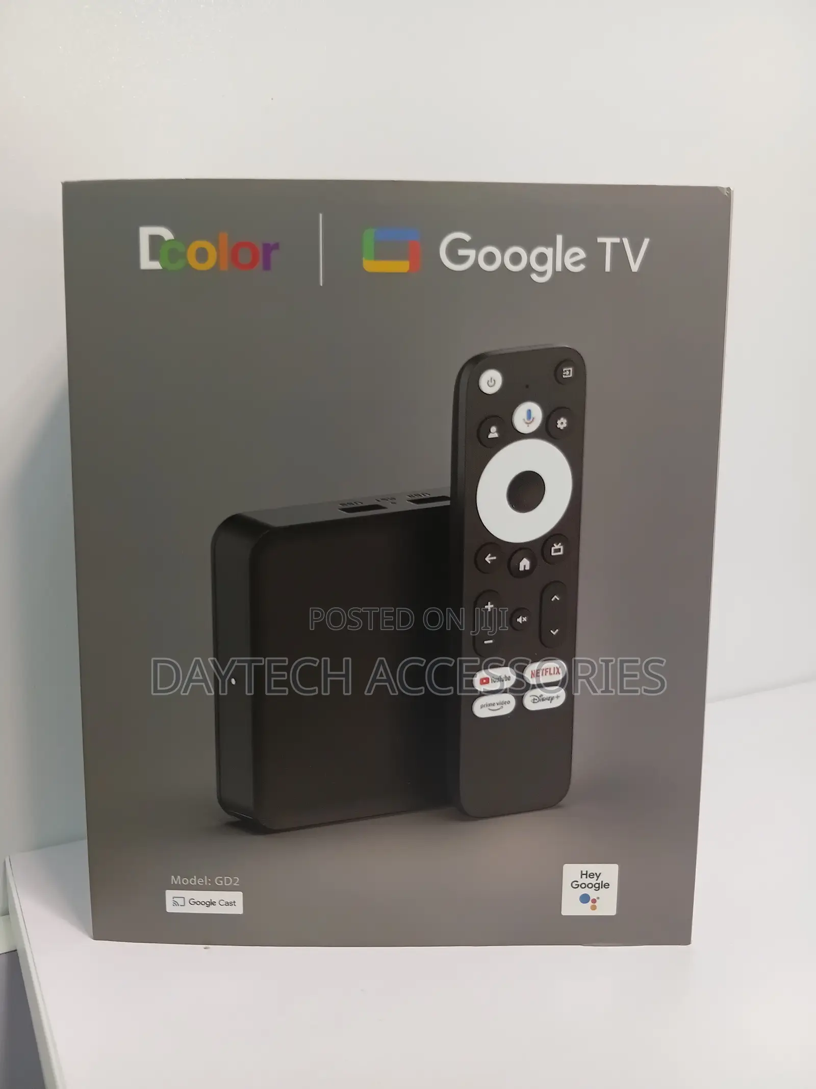 This Is a Dcolor GD2 Android Certified TV Box Streamer - Black