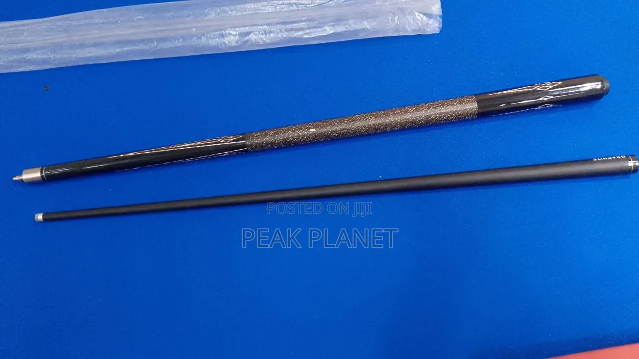 2 Piece Billiard Cue Graphite Metallic