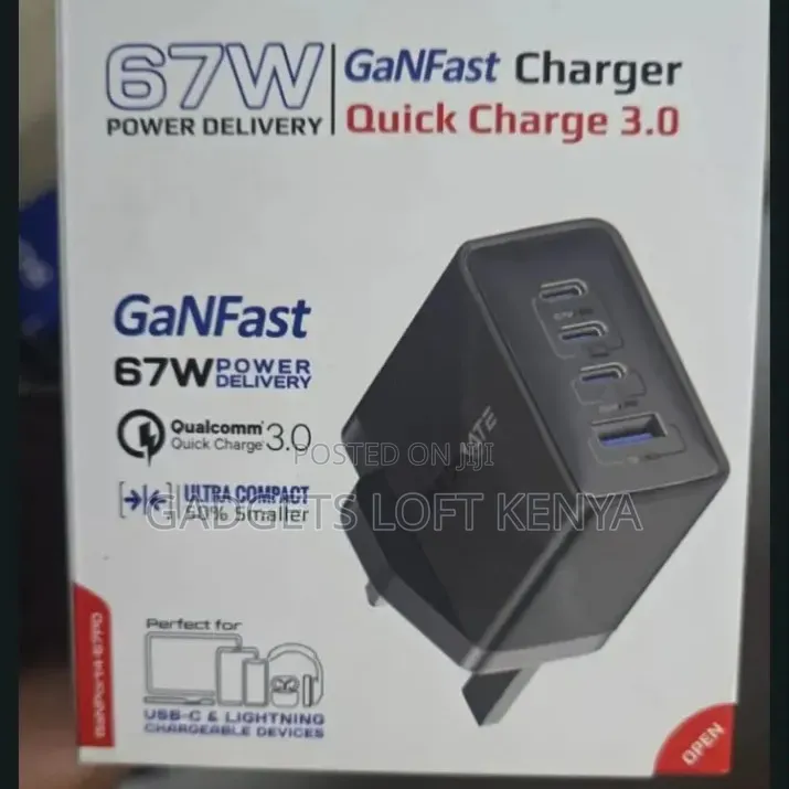 Promate 67W PD GANPORT4-67PD Power Delivery Charger