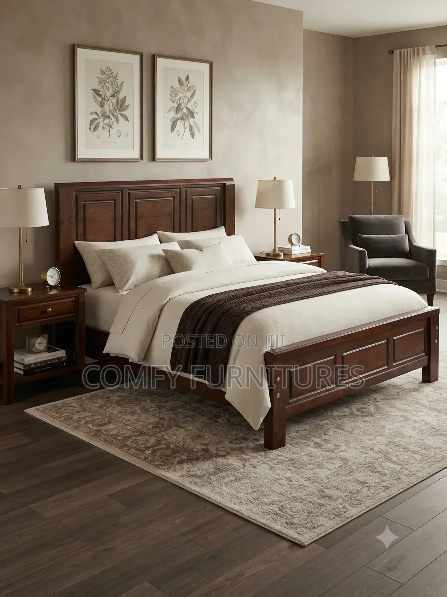 6by6 Mahogany Bed