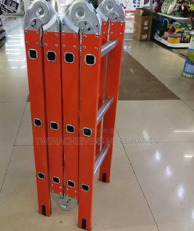 4.7mtrs Multipurpose Fibreglass Ladder 4×4 - main view