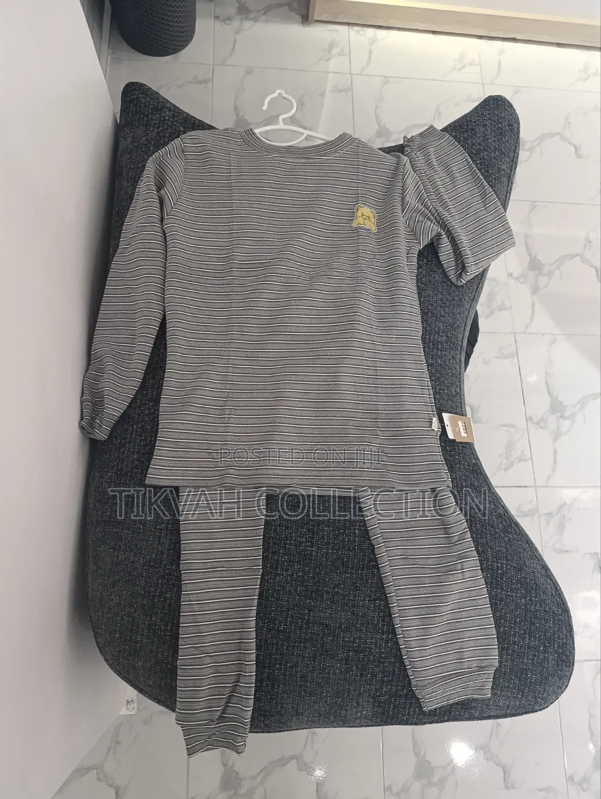 Fleece Lined PJS Stripped