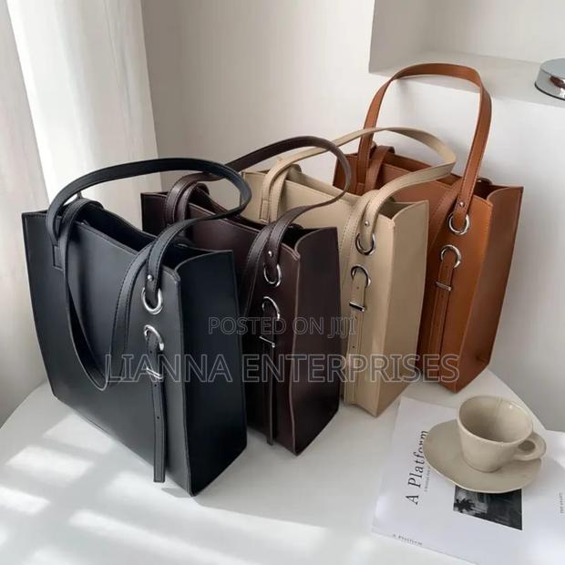 Leather Smart Tote Bag