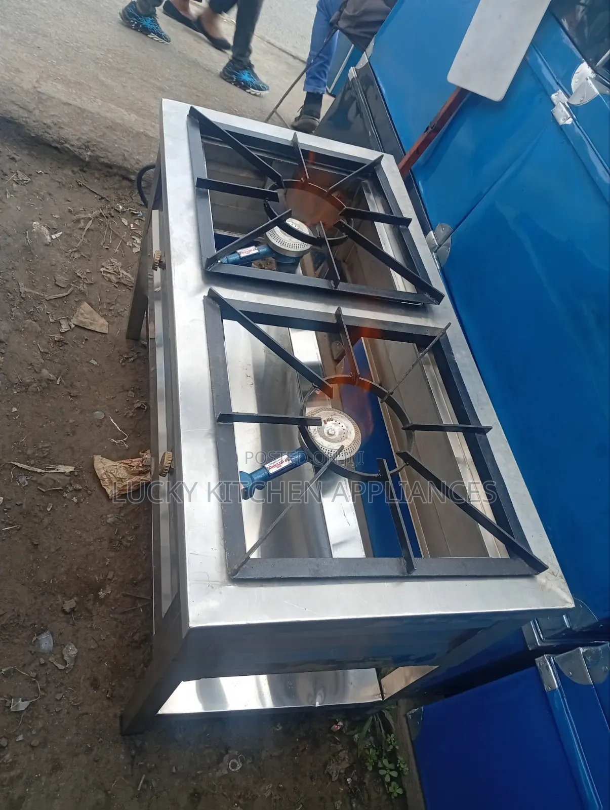 High Pressure Stainless Two Burner.