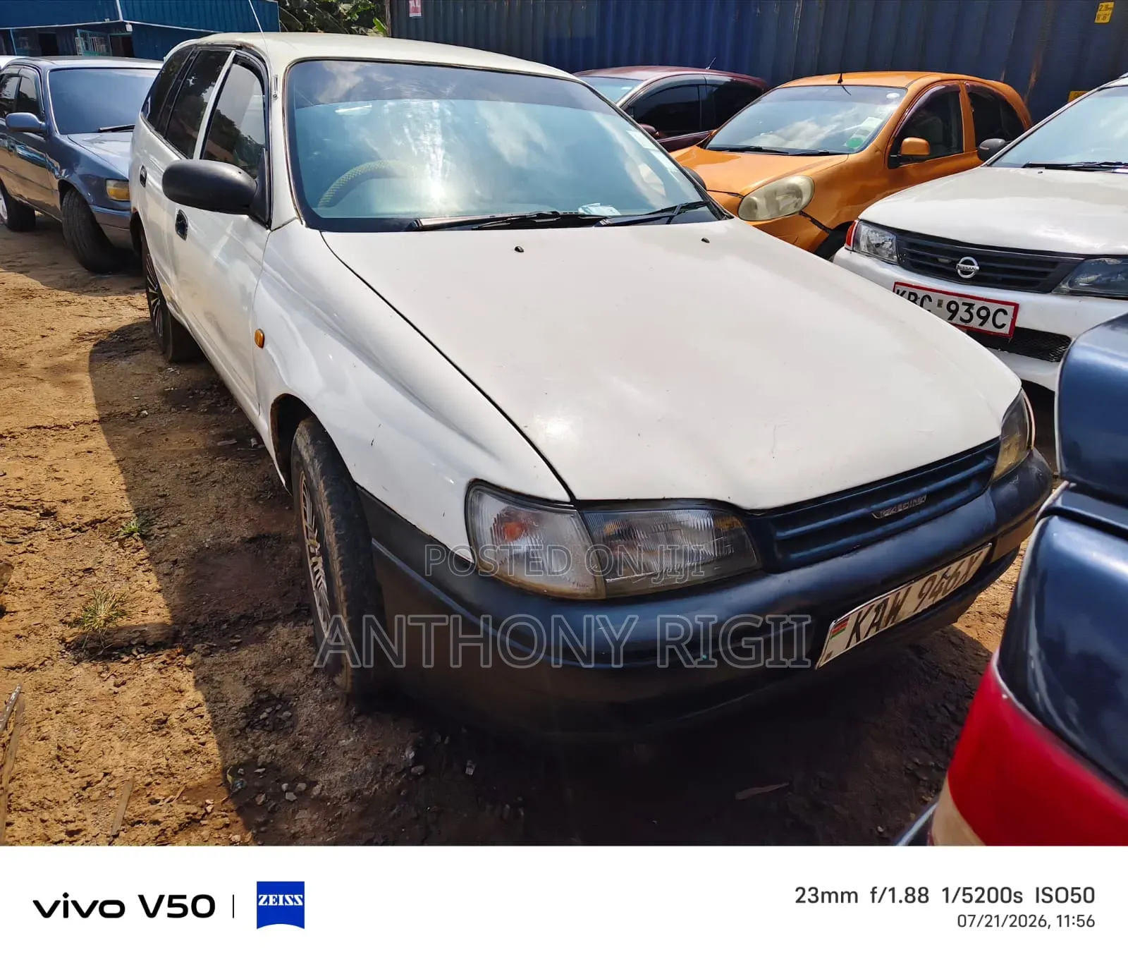 Toyota Caldina E 1998 White