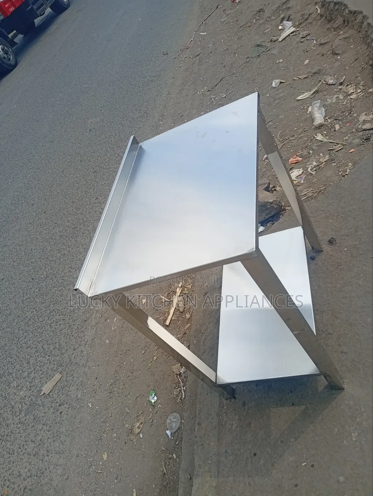 Stainless Steel Worktop.