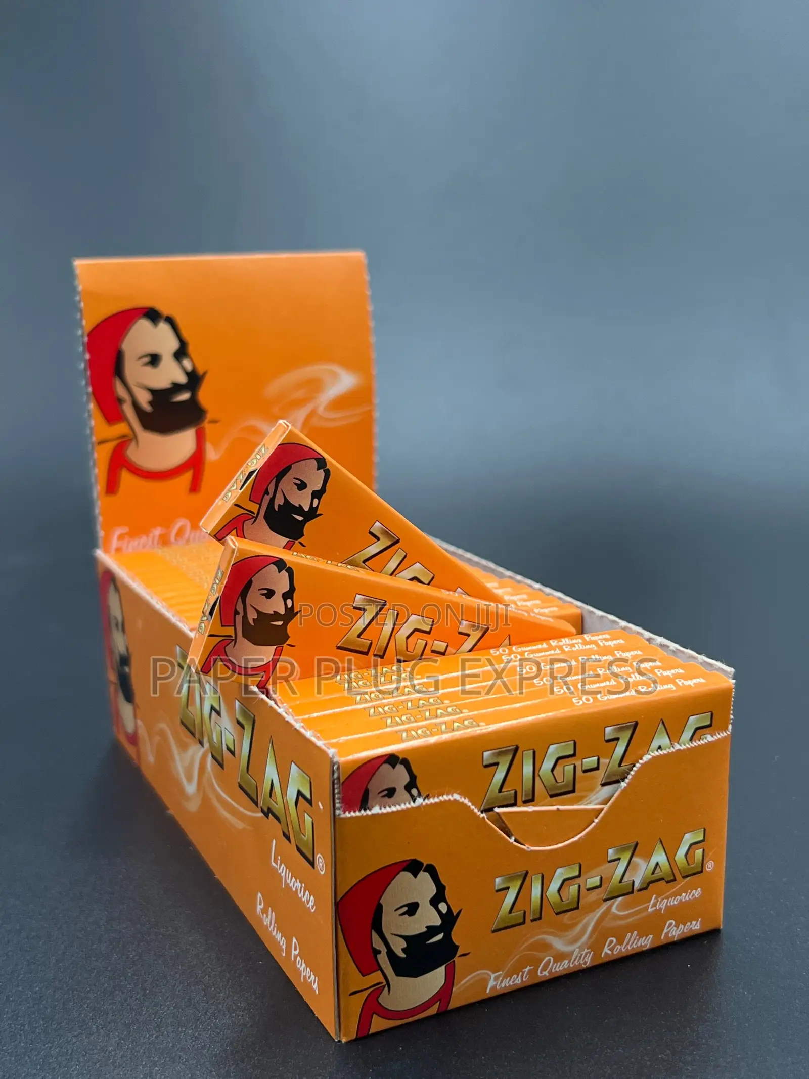 Zig-Zag Liquorice Dark Brown Chocolate Rolling Papers Regular Size