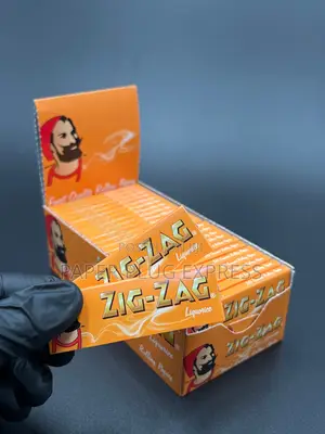 Zig-Zag Liquorice Dark Brown Chocolate Rolling Papers Regular Size