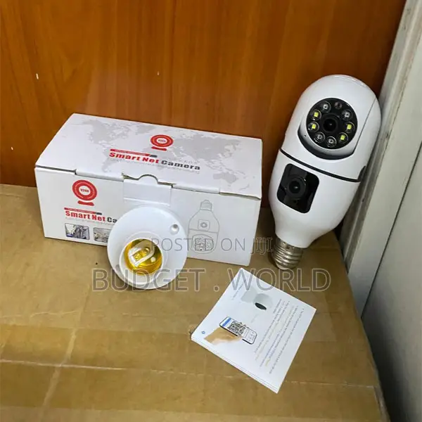 V380 Pro E27 WiFi Bulb Camera – Dual Lens PTZ Home Security