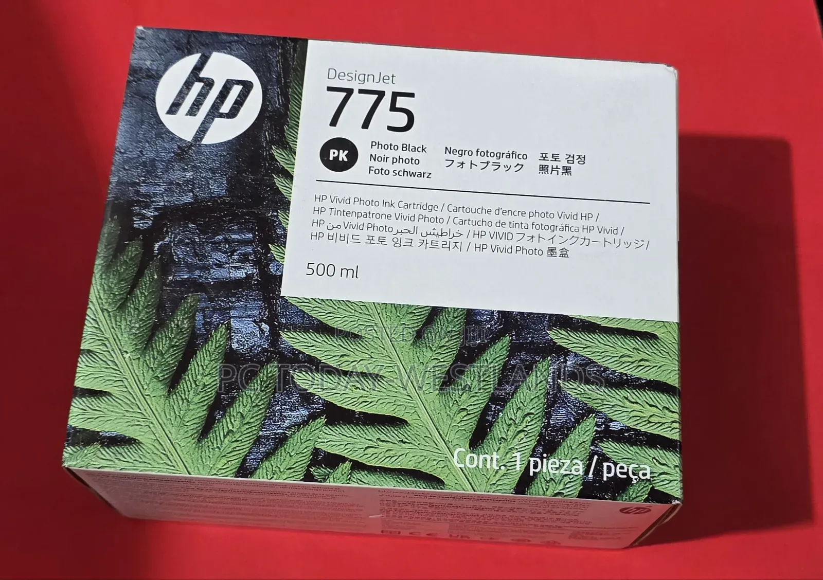 Genuine HP 775 Black Color Ink Cartridges Designjet Z6 Pro 500ml