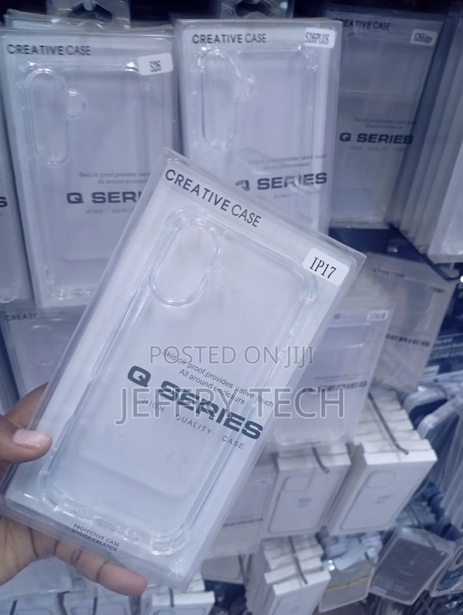 "IP17"high-quality Clear Hard Transparent Case